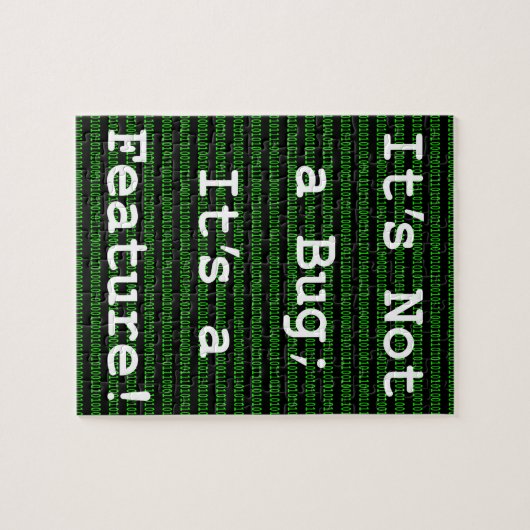 Het is geen insect, het is een eigenschap! legpuzzel (Horizontaal)