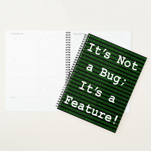Het is geen insect, het is een eigenschap! planner (Display)