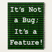 Het is geen insect, het is een eigenschap! planner (Achterkant)