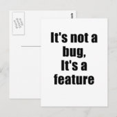 Het is geen insect maar een eigenschap briefkaart (Voorkant / Achterkant)