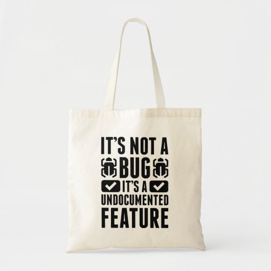 Het is geen insect. tote bag (Voorkant)