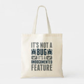 Het is geen insect. tote bag (Achterkant)