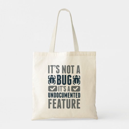 Het is geen insect. tote bag (Achterkant)