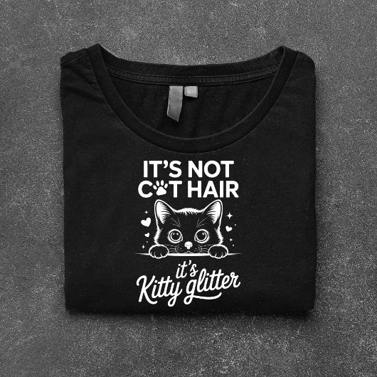 Het is geen kattenhaar, het is kitty glitter Grapp Tri-Blend Shirt