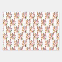 Het is geen kerst zonder koekjes inpakpapier vel