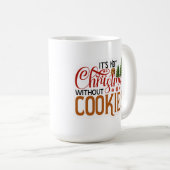 Het is geen kerst zonder koekjes koffiemok (Voorkant rechts)