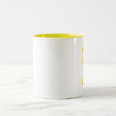 Het is geen koffie, het is URINE. Tweekleurige Koffiemok (Center)