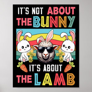  Het is geen konijn over zijn lam paashaas Poster