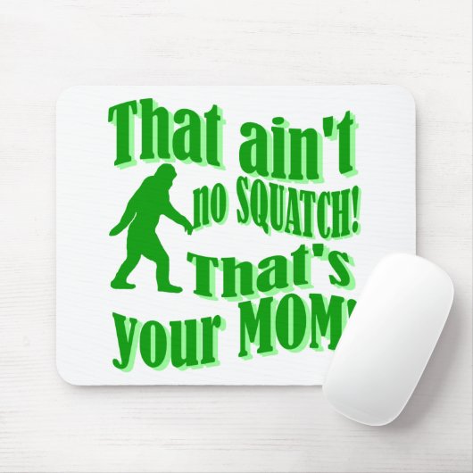 Het is geen krassen, dat is je moeder. muismat (Met muis)