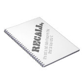 Het is geen lang verhaal als je de eerste bent notitieboek (Rechterzijde)