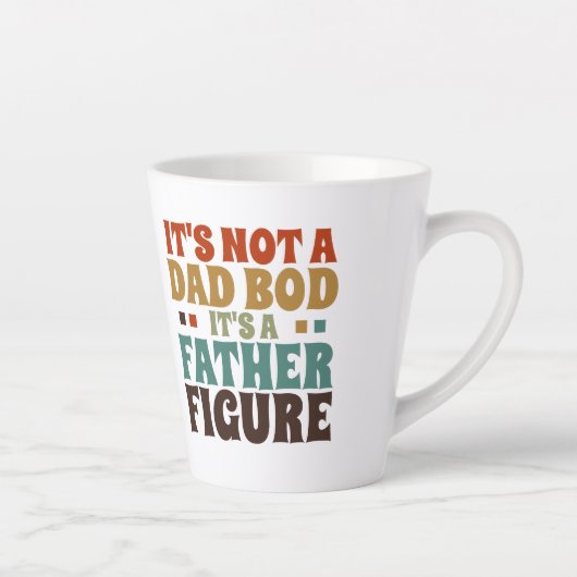 Het is geen pap, het is een vaderdag. latte mok (Rechts)