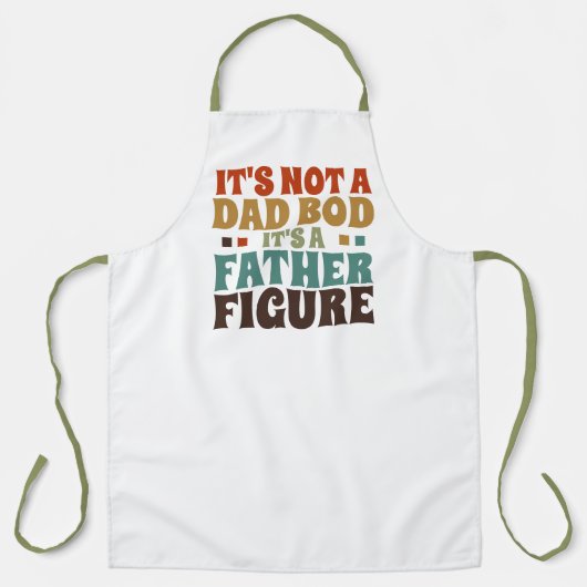 Het is geen pap, het is een vaderdag. schort (Voorkant)