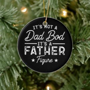 Het is geen pap, maar een vader... keramisch ornament