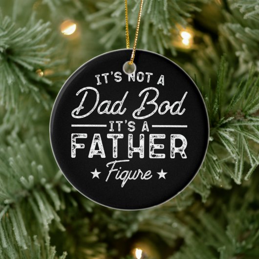 Het is geen pap, maar een vader... keramisch ornament (Boom)