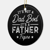 Het is geen pap, maar een vader... keramisch ornament (Links)