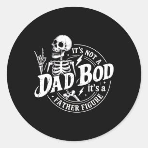 Het is geen pap, maar een vader... ronde sticker