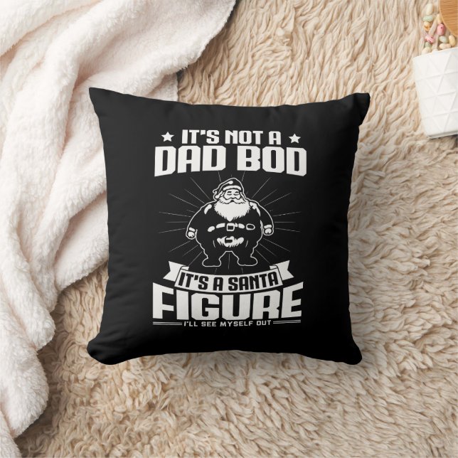 Het is geen papa lichaam, het is een kerstman figu kussen (Deken)