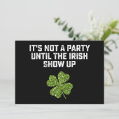 Het is geen partij tot het Ierse Show opstaat Kaart (Staand voorkant)