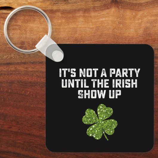 Het is geen partij tot het Ierse Show opstaat Sleutelhanger (Voorkant)