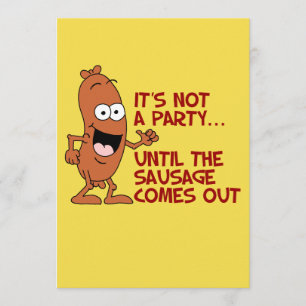 Het is geen partij tot Sause grappige uitnodiging