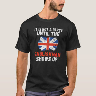 Het is geen partij totdat de Engelsman show in het T-shirt