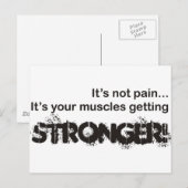 Het is geen pijn... briefkaart (Voorkant / Achterkant)