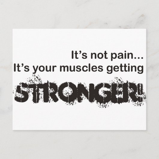 Het is geen pijn... briefkaart (Voorkant)