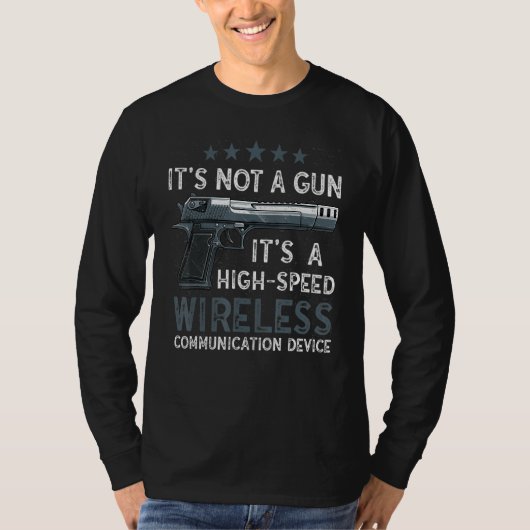 Het is geen Pistool, maar het is geen Pistool Comm T-shirt (Voorkant)