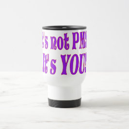 Het is geen PMS. Reisbeker