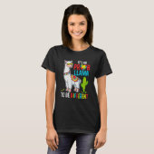 Het is geen prob lama die anders autisme kan veroo t-shirt (Voorkant volledig)