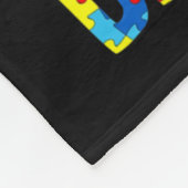 Het is geen prob-lama om anders te zijn dan autism fleece deken (Hoek)