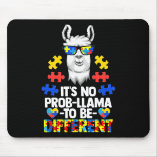 Het is geen prob-lama om anders te zijn dan autism muismat