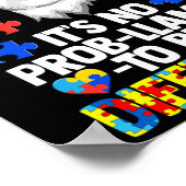 Het is geen prob-lama om anders te zijn dan autism poster (Hoek)