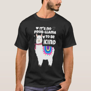 Het is geen prob Llama om een eenheid Oranje dag t T-shirt