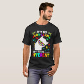 Het is geen probleem lama om anders te zijn autism t-shirt (Voorkant volledig)