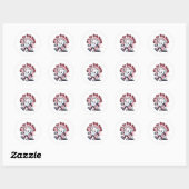 Het is geen probleem ronde sticker (Vel)