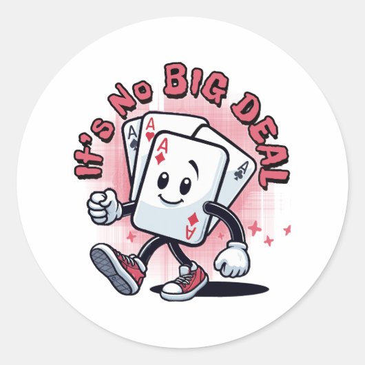 Het is geen probleem ronde sticker (Voorkant)