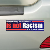 Het is geen racisme bumpersticker (Op auto)