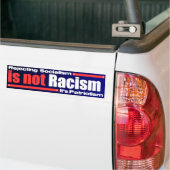 Het is geen racisme bumpersticker (Op Truck)