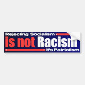Het is geen racisme bumpersticker (Voorkant)