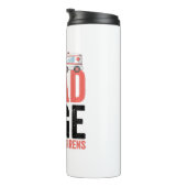 Het is geen Road Rage als je Sirenes hebt Thermosbeker (Geroteerd rechts)