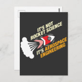 Het is geen Rocket Science Het is ruimtevaarttechn Briefkaart (Voorkant / Achterkant)