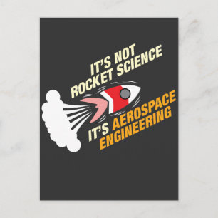 Het is geen Rocket Science Het is ruimtevaarttechn Briefkaart