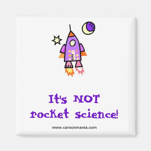 Het is geen Rocket Science Magneet (Voorkant)
