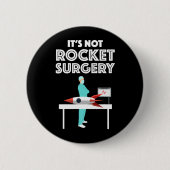 Het is geen Rocket Surgery Ronde Button 5,7 Cm (Voorkant)