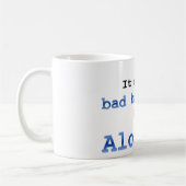 Het is geen slechte haardag, het is Alopecia. Koffiemok (Links)