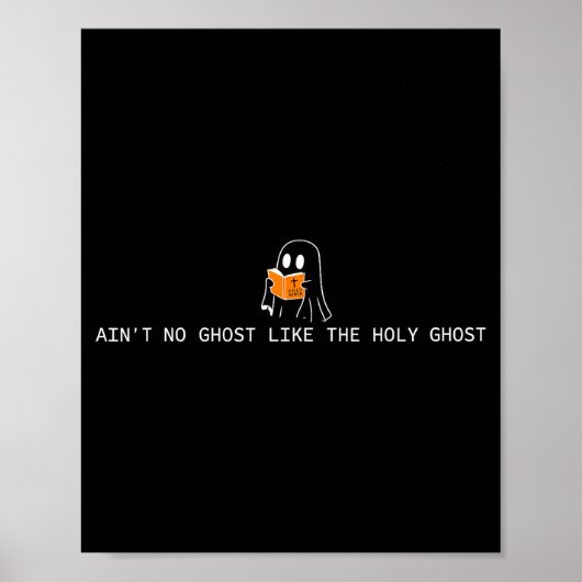 Het is geen spook zoals de heilige geest christen poster (Voorkant)