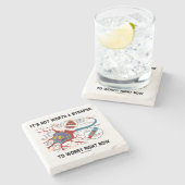 Het is geen synapse om je nu zorgen te maken, Humo Stenen Onderzetter (Zijkant)