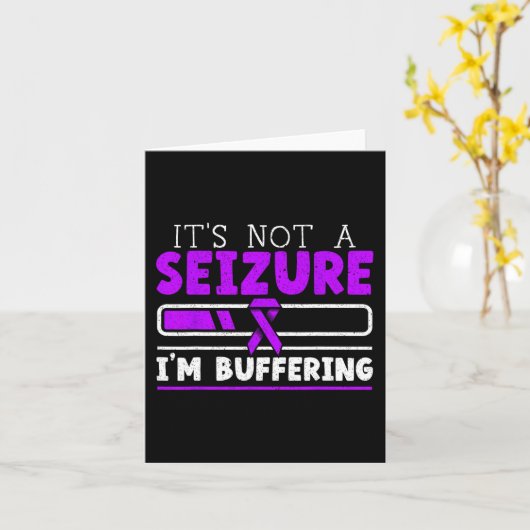 Het is geen toeval dat ik Epilepsy Awarenes heb ge Kaart (Gele Bloem)