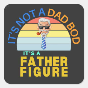 Het is geen vader Bod. Het is een priester. Vierkante Sticker